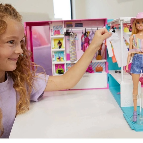 Barbie Toys Barbie Closet Playset Rotating Clothing Rack Dream Closet Poshmark